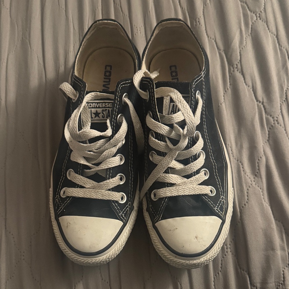 Converse Kids' Black and White Sneakers